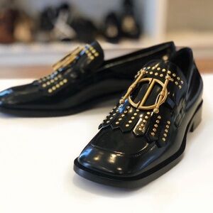 Christian Dior leather loafers